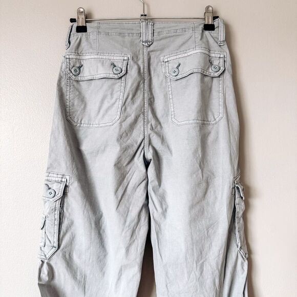 American Eagle Light Blue Stretch Baggy Jogger Size 0 - Picture 6 of 10